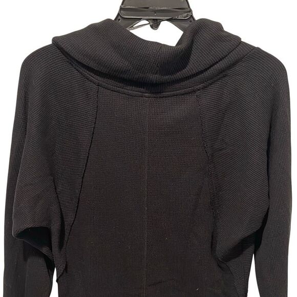 Pilcro by Anthropologie Womens Angie Waffle Knit Cowl Neck Long Sleeve Sweater B - Picture 4 of 8